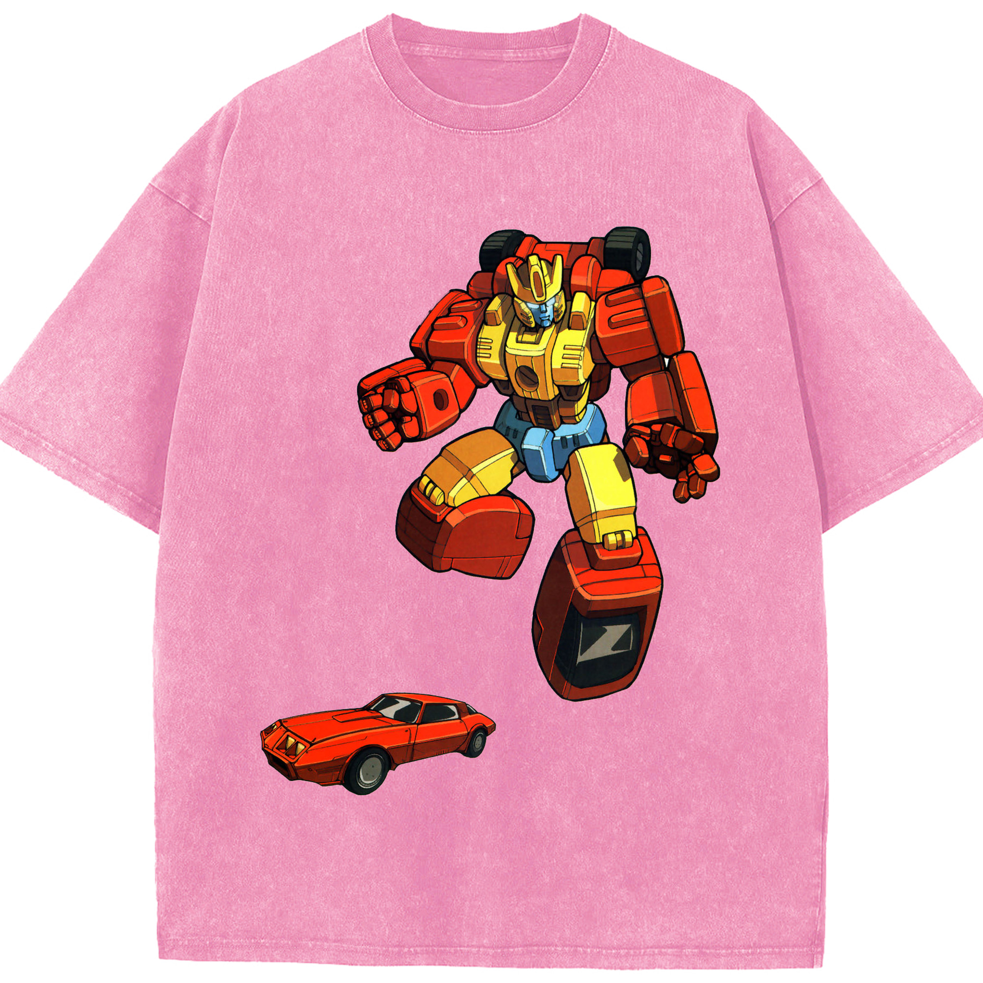 （画像用）  綿100% ヴィンテージ風 半袖Tシャツ（フロントプリント）